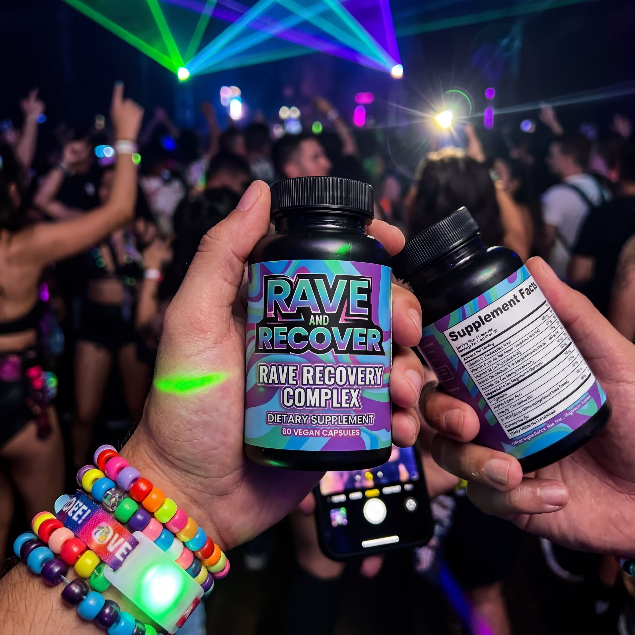 Rave and Recover at festival