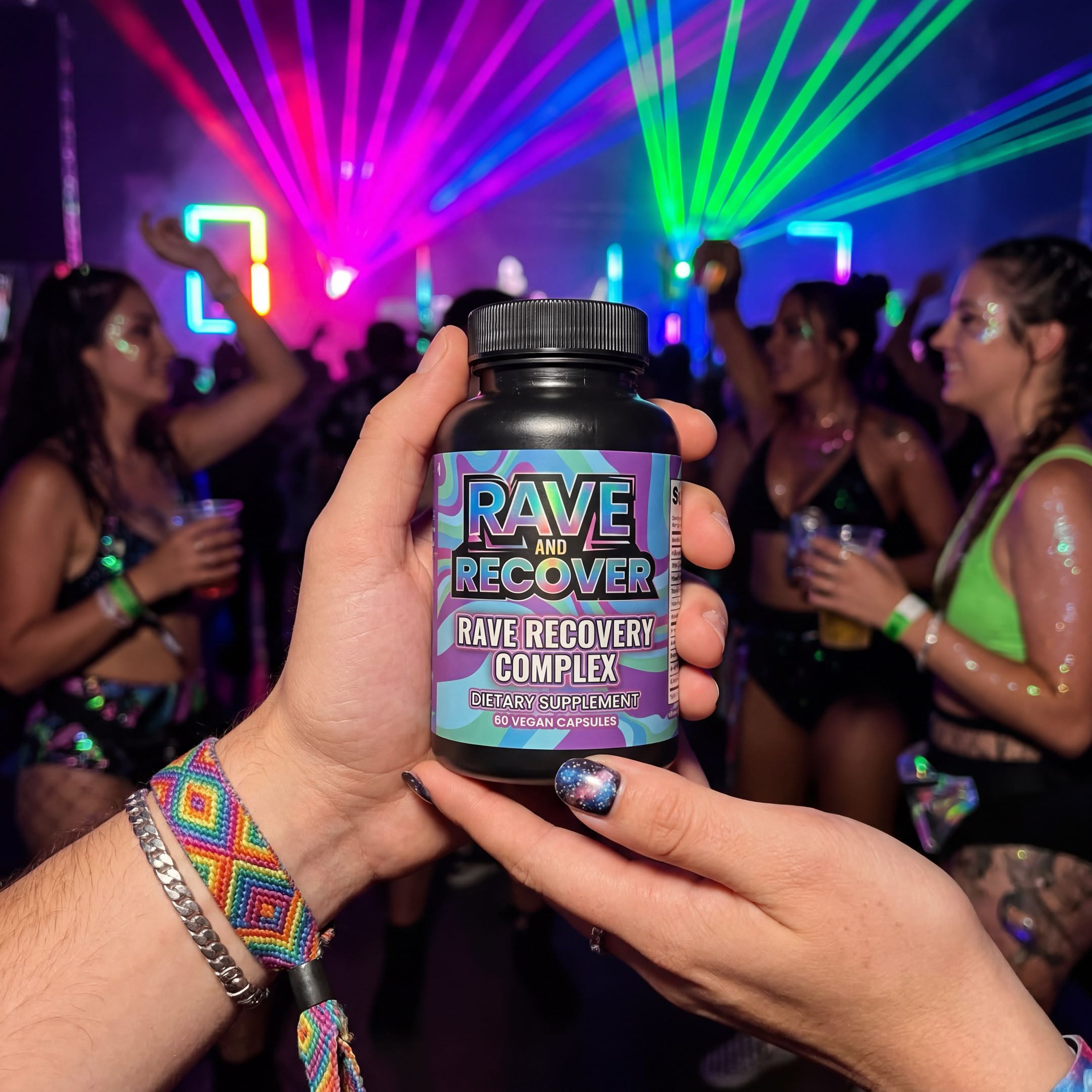 Rave and Recover at festival